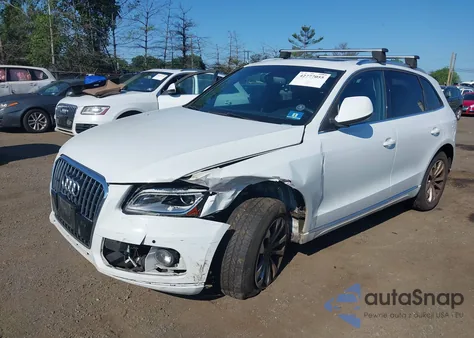 2014 Audi Q5 2.0T Premium from USA, damaged, VIN WA1LFAFP8EA100476